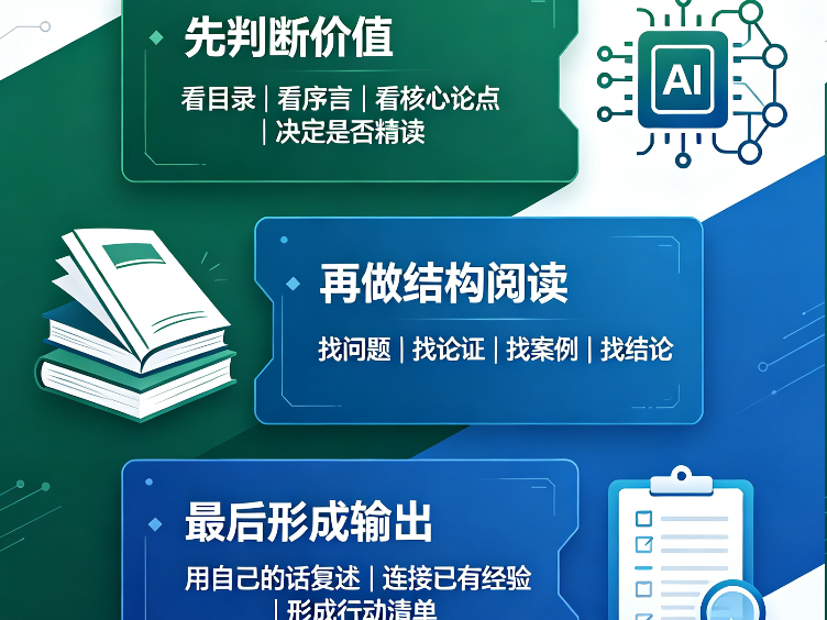 AI时代如何高效阅读？从“读完”到“读透”的三个方法
